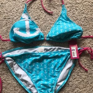 NWT.  Xhilaration Xl anchor bikini